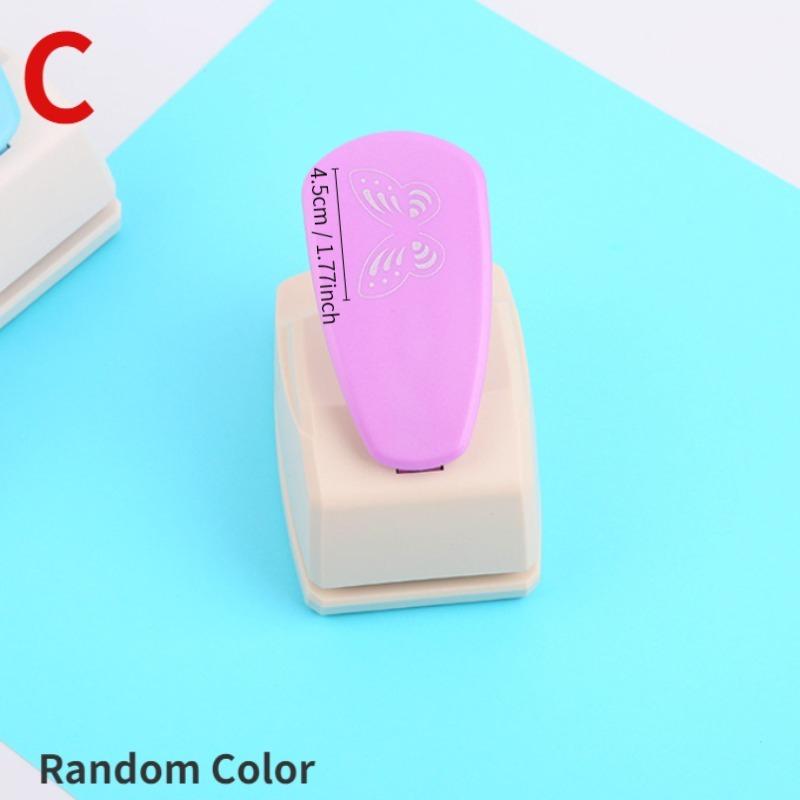 Random Color Butterfly Scrapbook Punches Handmade Cutter Card Craft Calico Printing DIY Flower Paper Craft Punch Hole Puncher