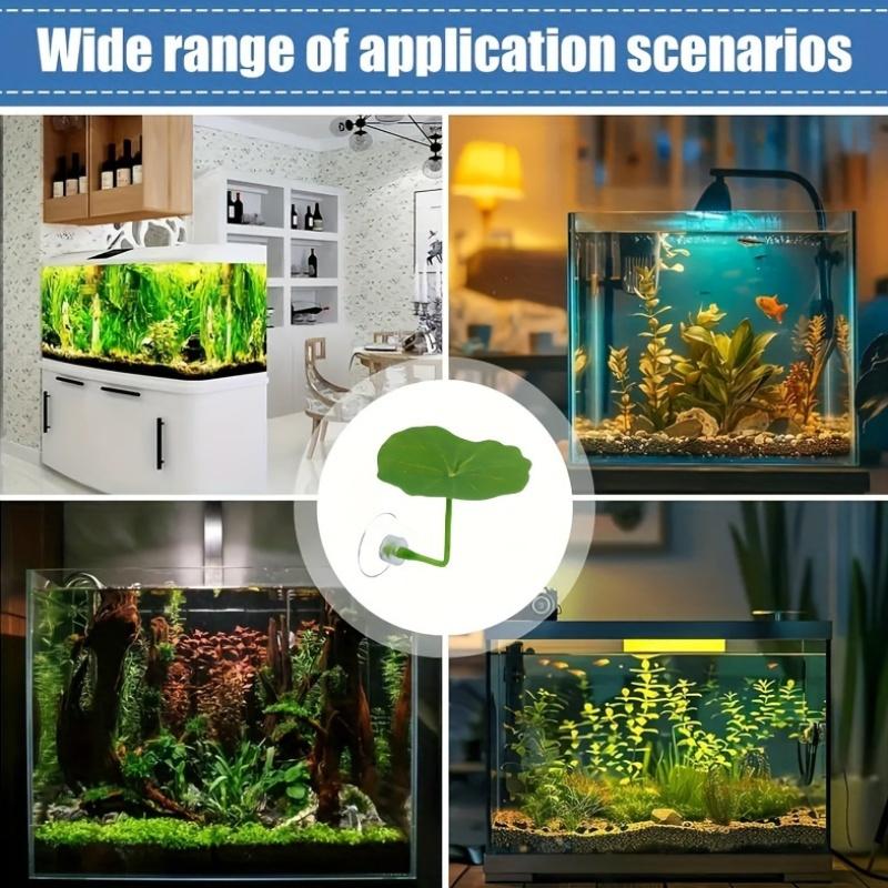 1pc Betta Leaf Hammock, Fish Bed, Fish Tank Decoration Fake Leaf, Aquarium Landscape