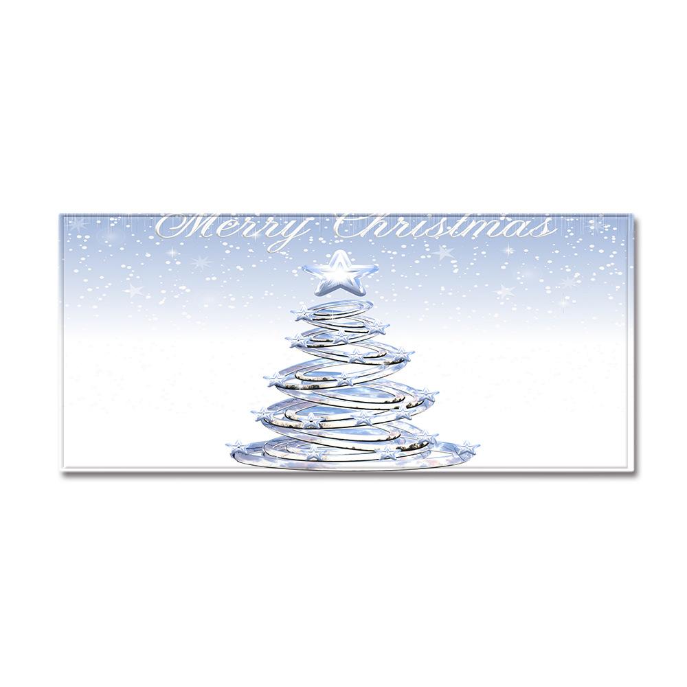Christmas Household Bathroom Absorbent Non-Slip Mat Living Room Kitchen Sand Carpet Doormat Long Floor Mat