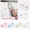Adhesive Remote Control Holder Hooks Wall Mounted Storage Clips for Organizing Small Electronic Devices and Accessories Easy Installation