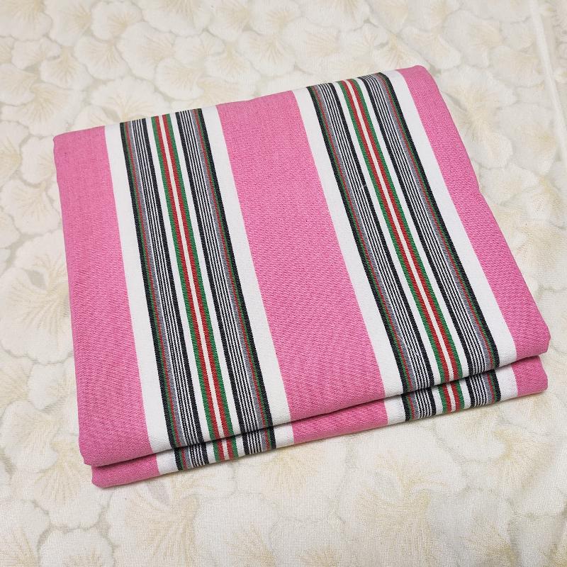 Slightly Flawed Vintage Coarse Cotton Double Bed Sheet – Nostalgic, Cool Summer Single Sheet