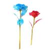 Colorful Gold Foil Rose Flower Handcrafted Artificial Crystal Flower  Party Decoration