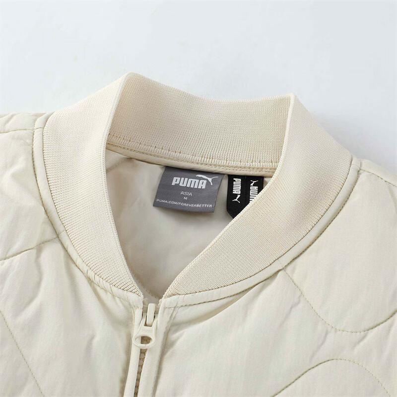 Puma Lightweight Padded Solid Color Fashion Casual Comfortable Jacket Men Jackets Snow-White 632291-87