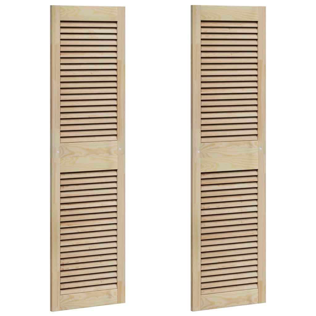 Cabinet Door with Door 2 Pcs Natural 140.5 X 2.1 X 39.5 Cm