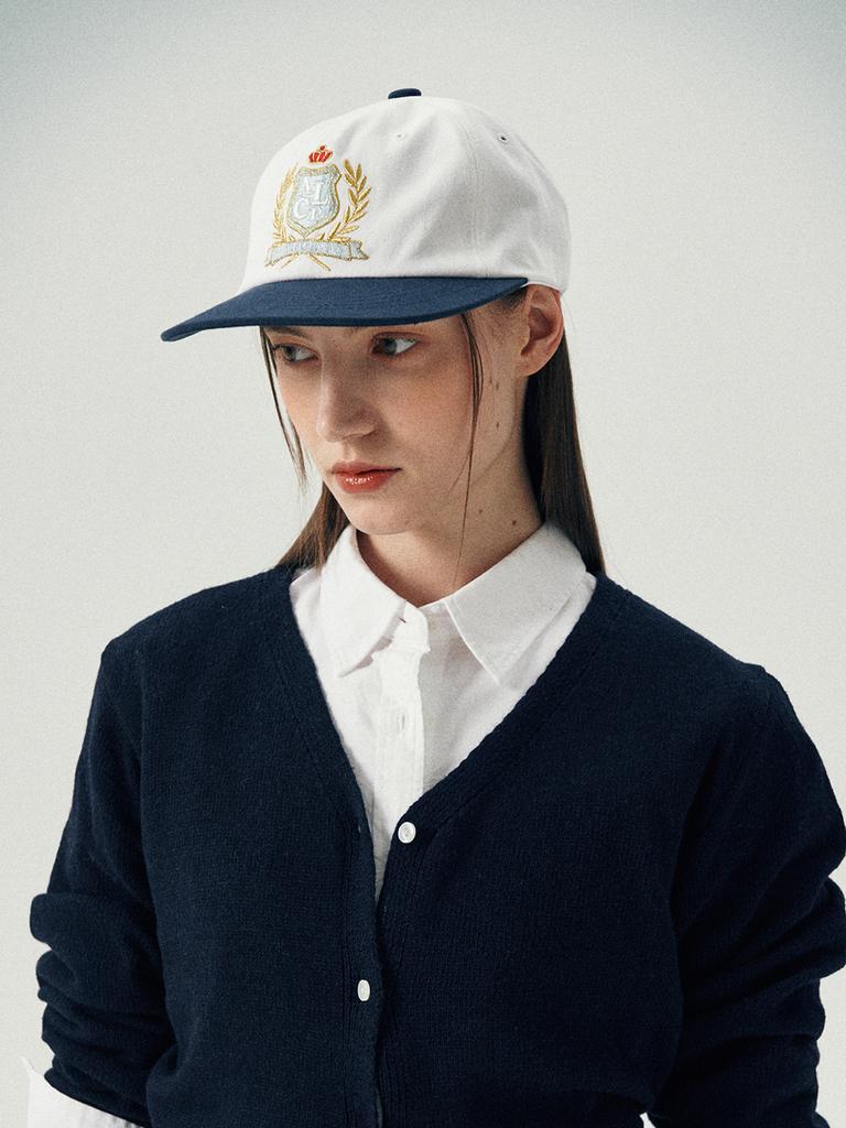Olinkeompeulliteu Alcp High School Cap (Navy & White)