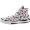 Chuck Taylor All Star Hi GS Bleeding Love Kids Sneakers White Black 660876F