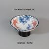 Chinese Blue and White High-Footed Porcelain Pastry Plate - Small Size for Fruit, Tea, Snacks, Nuts, or Pot Stand