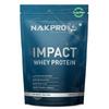 NAKPRO NUTRITION Impact Whey Protein Isolate & Concentrate | 1 Kg | 24g Protein | Chocolate | Trustified Certified | Added Digestive Enzymes, Vit