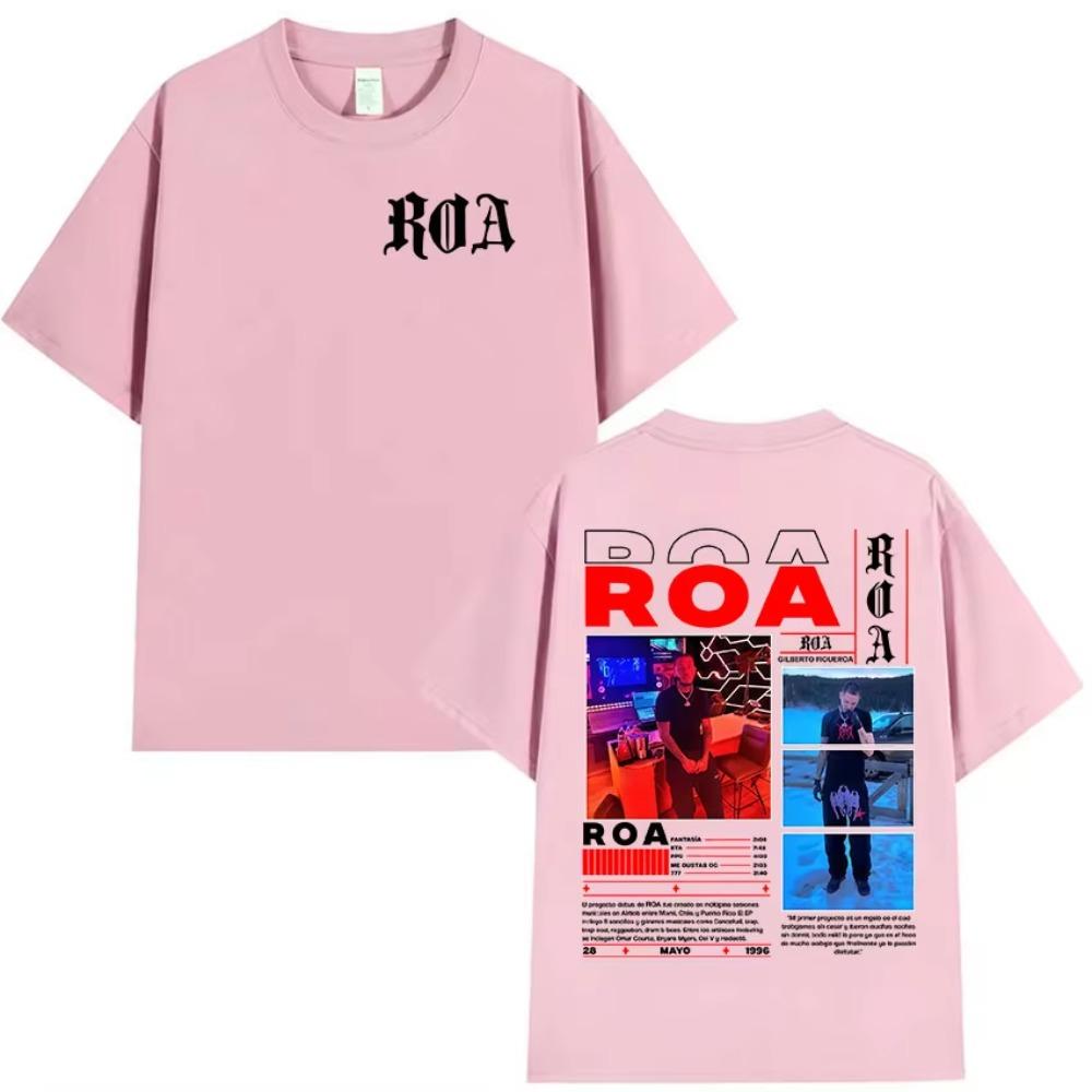 Rapper ROA Tour 2025 Album Graphic T-Shirt Men Hip Hop Rock Gothic Short Sleeve T Shirt Vintage Oversized  Tees Streetwear