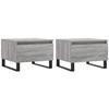 VidaXL Coffee Tables 2 Pcs Sonoma Grey 50x46x35 Cm Engineered Wood 830889