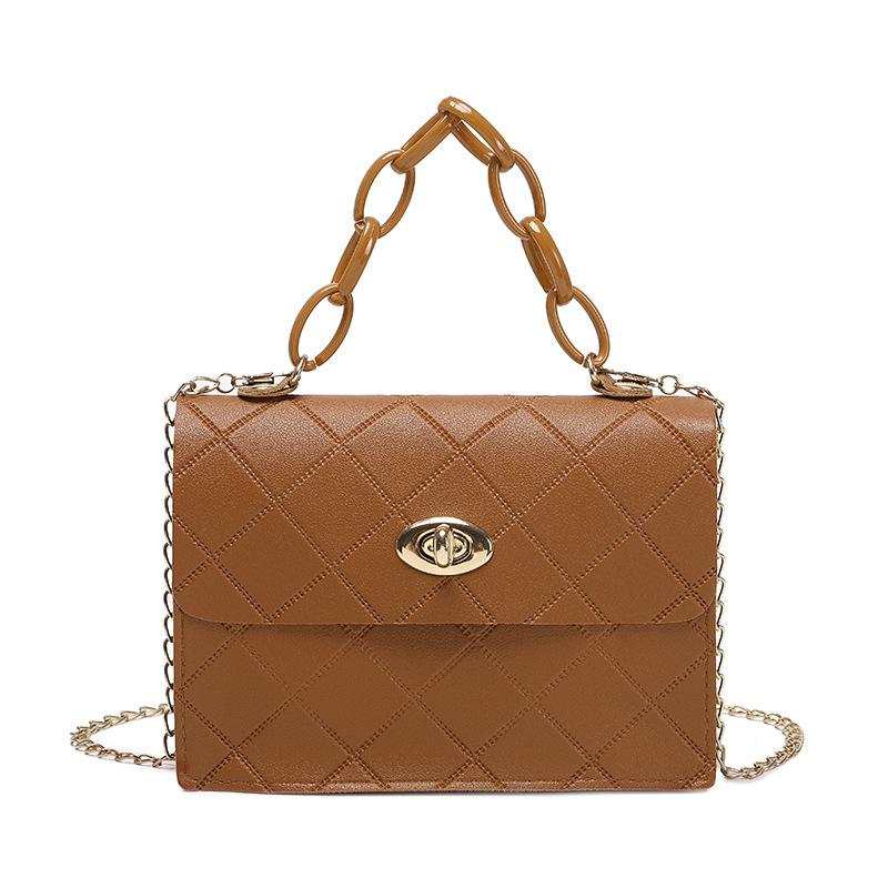 New Handbag Bag Diamond Mobile Phone Bag Small Fragrance Small Square Bag Chain Crossbody Bag