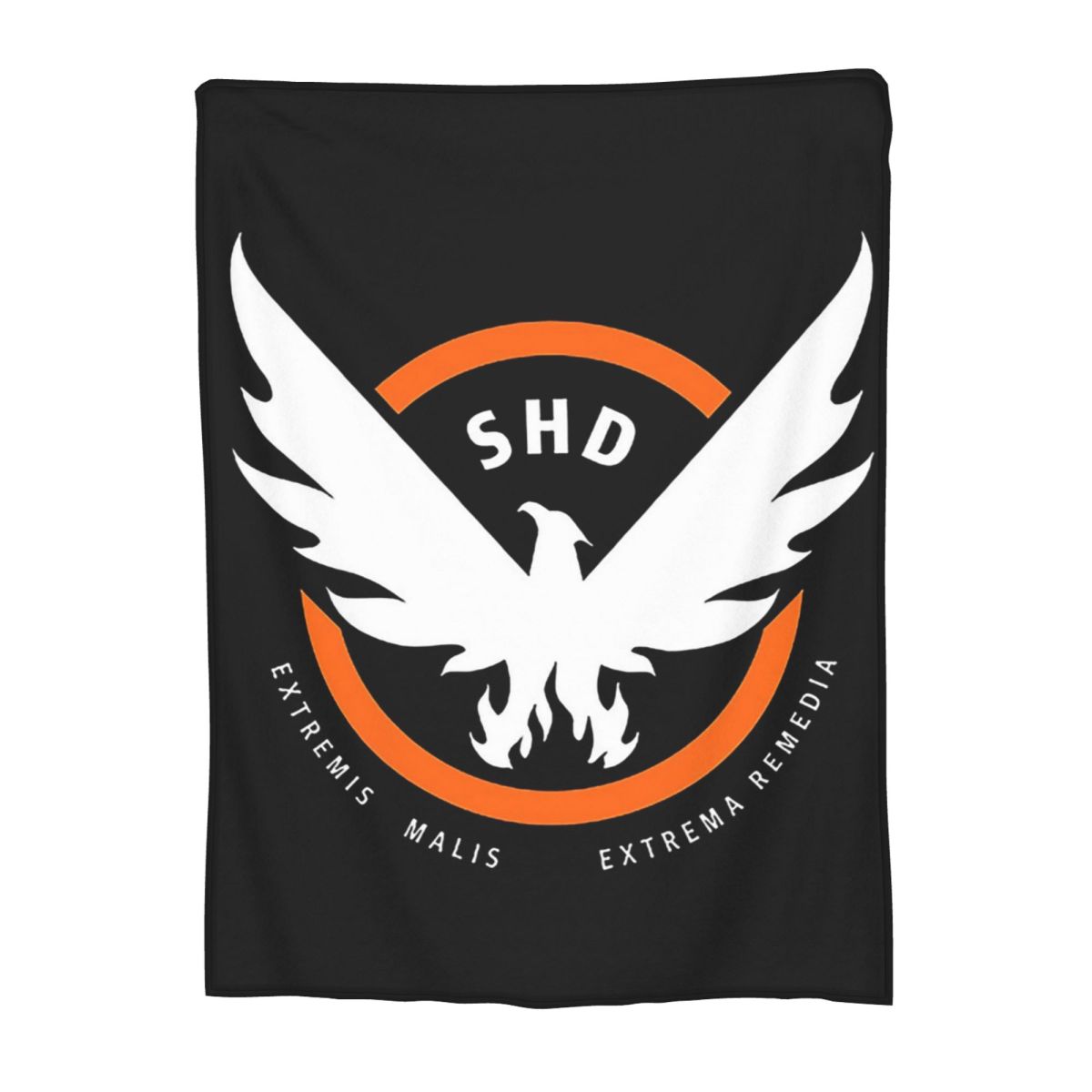 

The Division SHD Logo Distressed Blankets Soft Warm Flannel Throw Blanket Bedding for Bed Living room Picnic Travel Home Couch 80x120cm