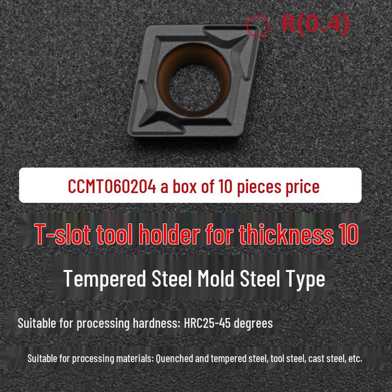 CNC T-Slot Milling Cutter with HTS Three-Sided Blade, Shank Thickness: 6, 8, 10, 12 Mm