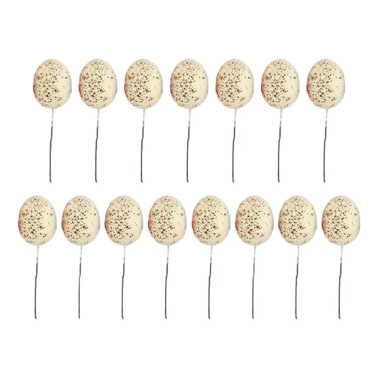 20Pcs Easter Foam Eggs DIY Party Decorative New Year Party Decoration