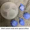 1/2pcs Ocean-Themed Silicone Mold Set for DIY Soap, Candle & Baking – Conch & Seashell Shaped Craft Molds