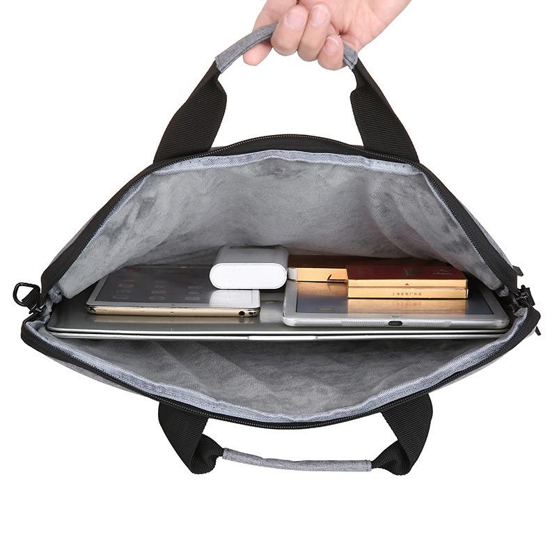 Laptop Bag, Minimalist File Bag, Messenger Briefcase, Wear-resistant and Earthquake-resistant Commuter Laptop Bag.