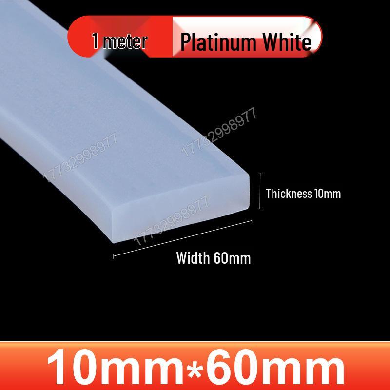 High-Temperature Resistant Transparent Silicone Rubber Sealing Strip