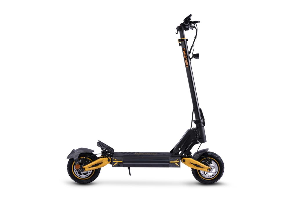 Twofish V2 MAX Adult E-Scooter 600W  Motor 48V17AH  Battery 120KG Max Load Capacity All-Terrain Suitable E-Scooter for Off-Road Urban Commuting