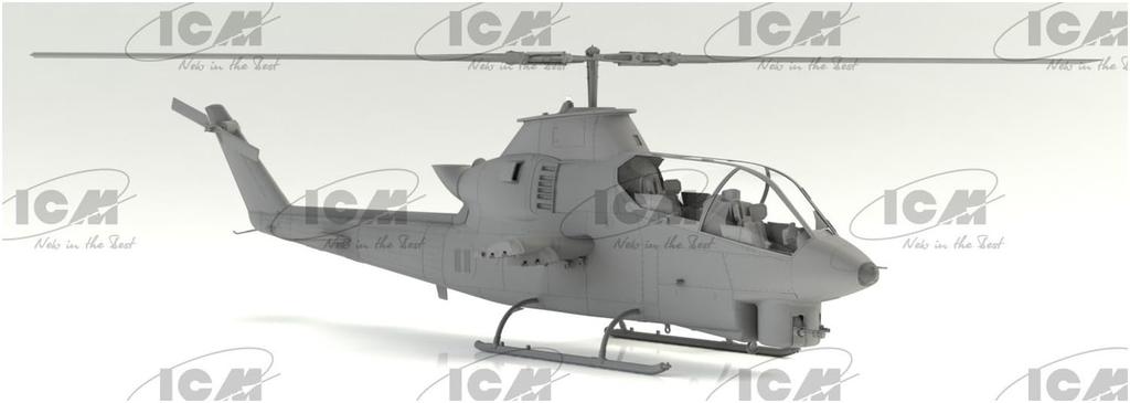 ICM 1/35 scale US Army AH-1G Cobra (Late Model) Plastic Model Kit 53031