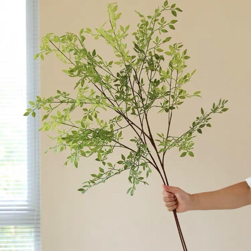 Long Simulation Nantian Bamboo Flexible Fake Plants Artificial Nantian Bamboo Branch Party Decor