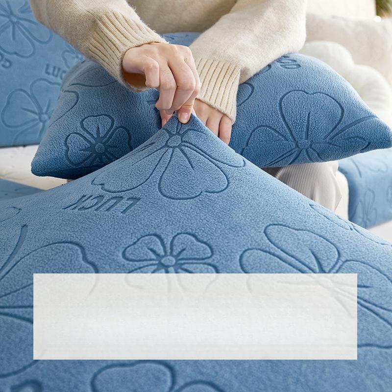 Elastic Clover Suede Sofa Cover Non-Slip Simple Modern Sofa Cover All-Inclusive Universal Cover Four Seasons Universal