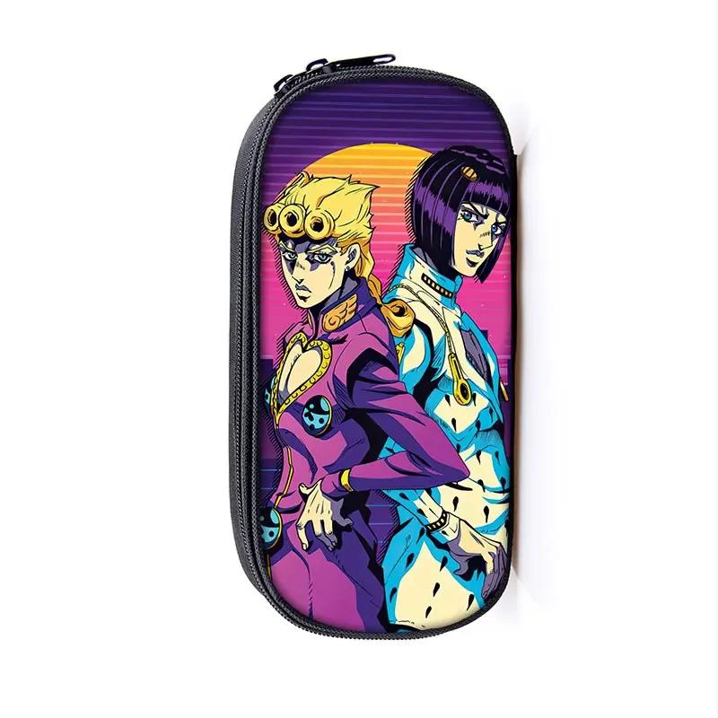 Anime Jojo Bizarre Adventure Piórnik Kujo Kira Yoshikage KILLER QUEEN Kosmetyczki Pudełko na przybory szkolne dla nastolatków Torby na artykuły papiernicze Prezent