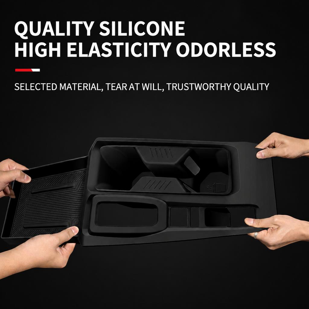 For Honda Accord Custom Black Silicone Center Console Mat | Car Interior Modification Upgrade Accessories