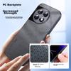 OnePlus 11 Phone Case, OnePlus Shockproof, Full Lens Protection, Soft, Simple Luxury Silicone Outer Case, WoAnd Leather Case, Gray
