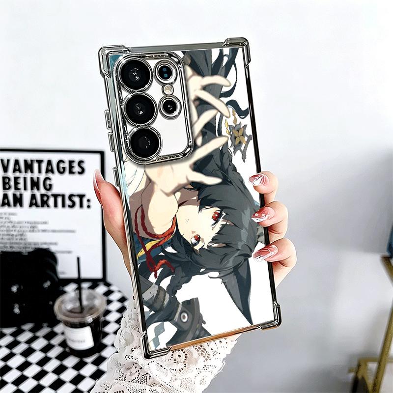 Zenless Zone Zero Hoshimi Miyabi Plating Phone Case For Samsung Galaxy S24 S25 FE S26 Edge S23 Ultra S22 S21 Plus S20 Anti-Fall