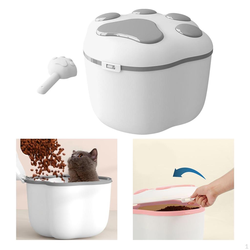 Food Storage Container Kitchen Waste Bin with Lid Organizer