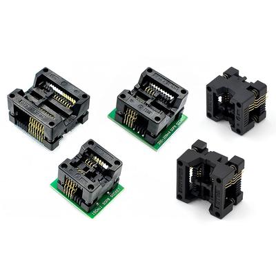 SOIC8 SOP8 à DIP8 siège large large 150/200mil programmeur adaptateur prise bleu SA602 IC Test Conversion brûleur