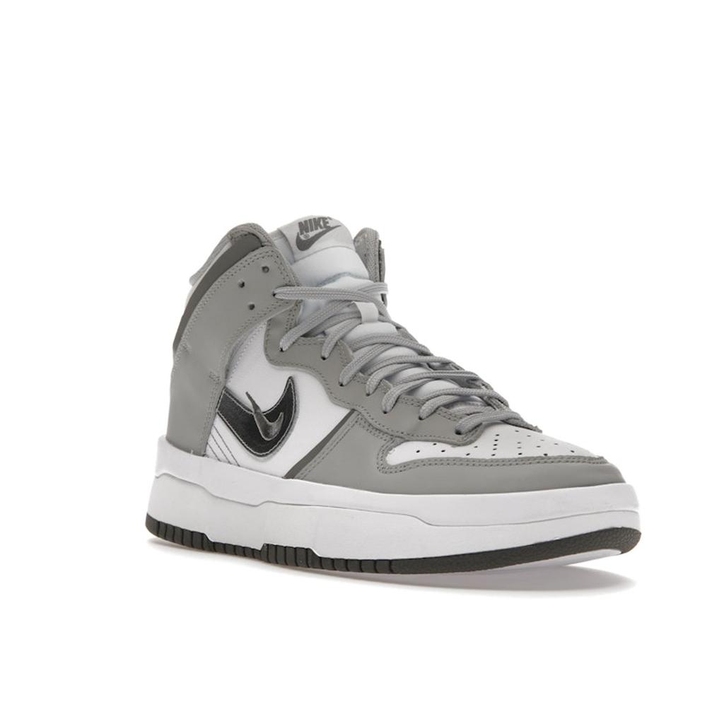Nike Dunk High Up Light Smoke Grey Damskie Sneakersy Białe Srebrne DH3718-106