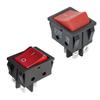 Set of Two 30A 250VAC Power Switch 4Pin with LED Indicator for Welding Machines and Electric Heater Applications