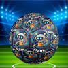 Custom Name Personalized Cosmic Bot Crew Print Size 5 Soccer Ball Training & Match Football, for Team, Kicking, Gift for Football