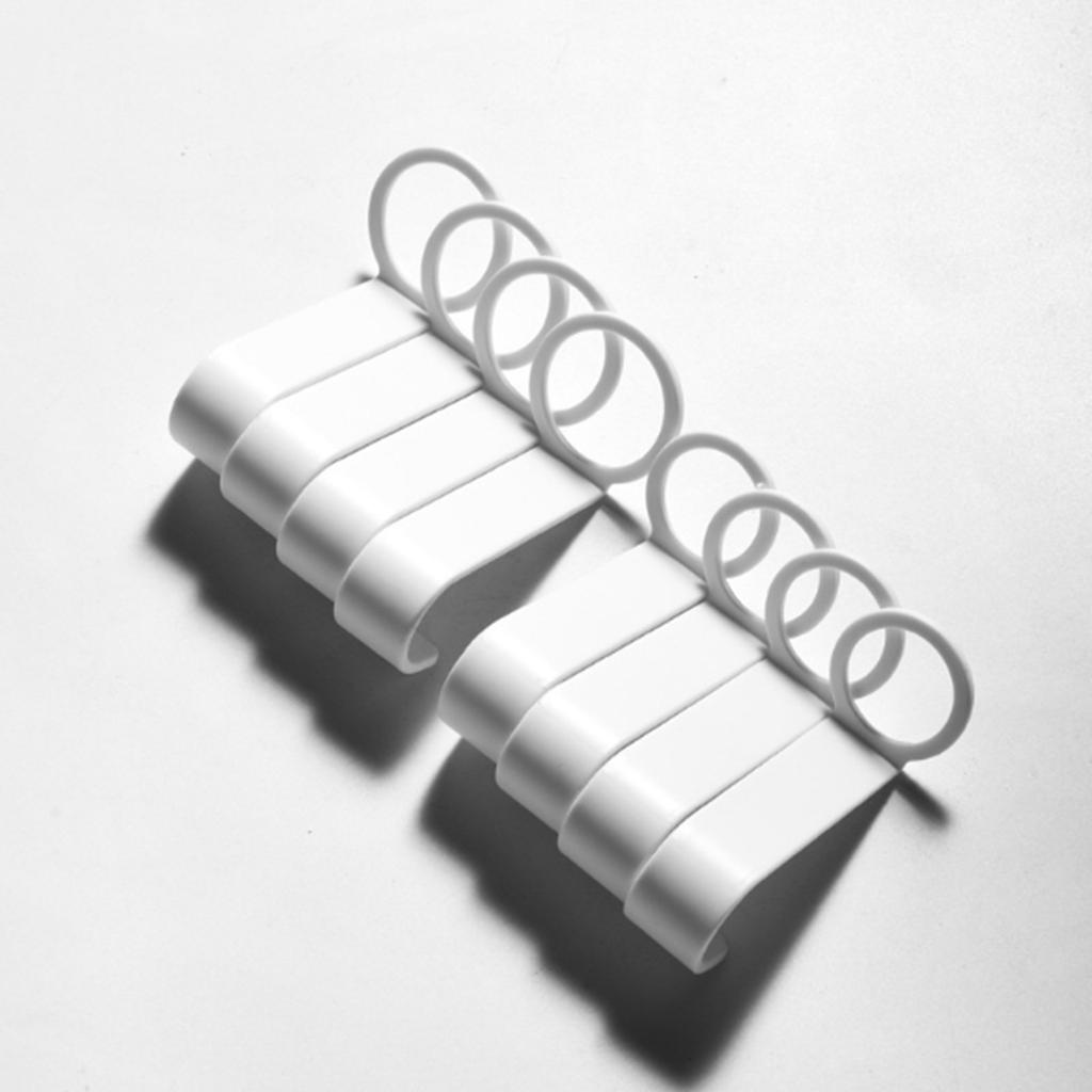 8Pcs Shower Gel Bottle Rack Hook Soap Bottle Holder Hand Soap Dispenser Holder Shampoo Dispenser Bottle Holder Hook