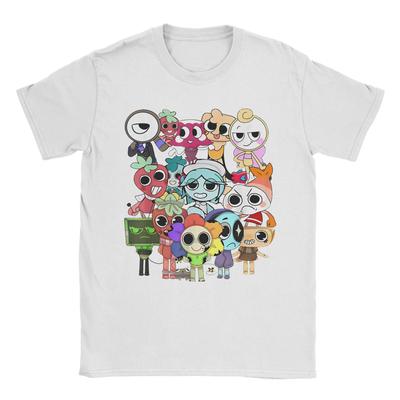 Dandys World T-Shirt Herren Baumwolle Top Tee Vintage Rundhalsausschnitt Kurzarm