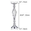 Golden Wrought Iron Vase and Candlestick Wedding Décor