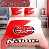 3pcs Duvet Cover Set (1*Duvet Cover + 2*Pillowcase, Without Core), Custom Name Arsenal F.C Pattern Bedding Set, Home Bedroom Decor Gift