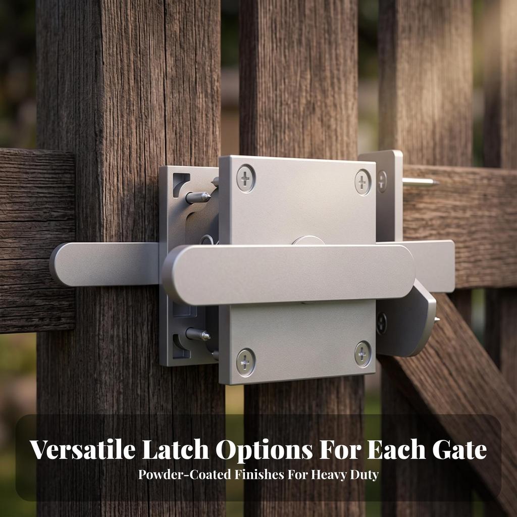 Sliding Bolt Gate Latch Multipurpose Hardware Long-Lasting for Homeowners