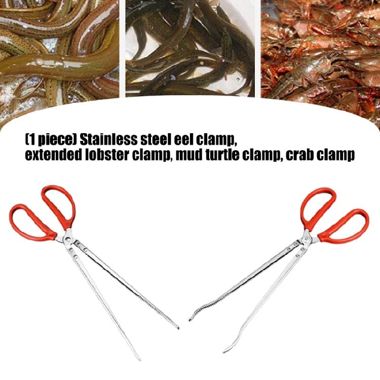 Professional Garbage Color Tongs Antislip Long Handle Outdoor Pliers for Eel Catching Fish Grabbing Rustproof