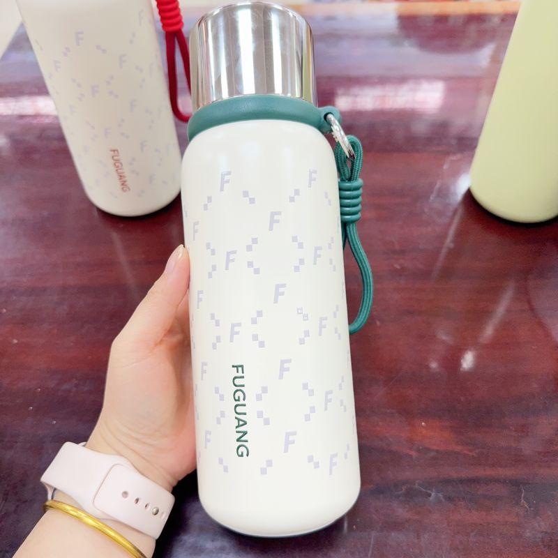 Insulated Cup for Girls, New High-Appearance Portable Stainless Steel Water Bottle for Students, Suitable for Outdoor Use to Keep Water Cold