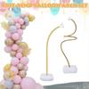Adjustable Balloon Stand Holder 1.5/2.5M Free Bending Balloon Arch Kit for New Year Christmas Party Decor