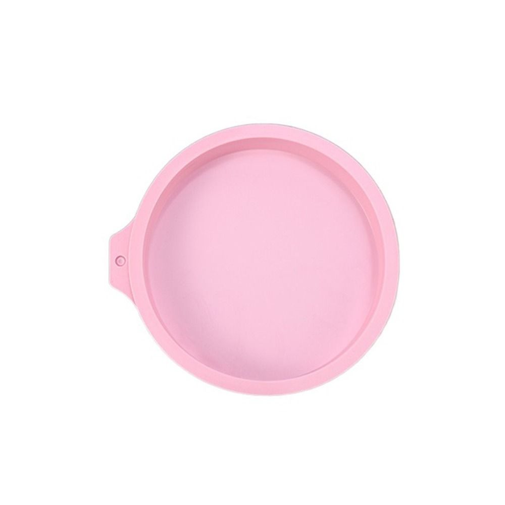 

Круглая силиконовая форма для слоеного торта, устойчивая к высоким температурам, форма для выпечки десертов, пудинг 6 inch розовый