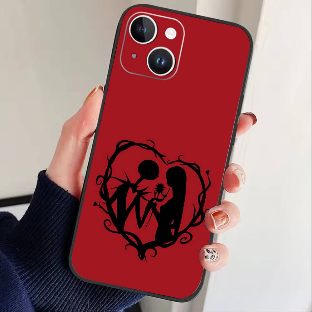 

K-Corpse Bride Phone Case For iPhone17,16,15,14,13,12 Plus,Max Soft Silicone Black Cover iPhone16