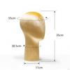 Mannequin Head with Bust Velvet Flocked Soft for Retail Counters