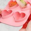 Ice Cube Mold Love Shape Silicone 8-Cavity Ice Cube Tray for Chocolates Jelly Puddings Cake Decorations Romantic Ice Cube Maker