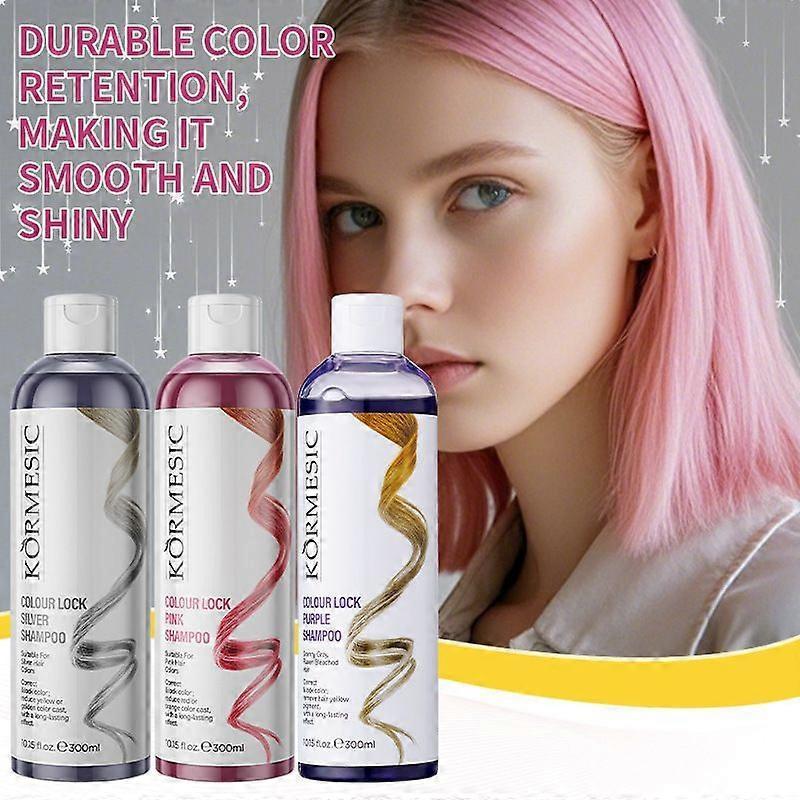 Purple Hair Shampoo, Toning Purple Shampoo for Purple Hair for Blonde Platinum and Gray Hair Hair Color Treated, Yellow Tones, Reduce Brassiness 300ml