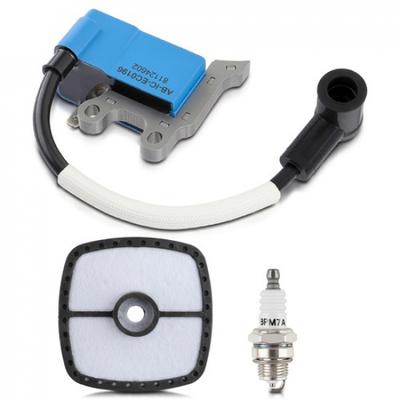 For ECHO Ignition Coil + Spark Plug + Air Filter FITS SRM-225 PAS-225 A411001690