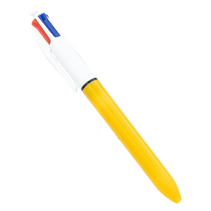 Ballpoint Pens 1.0mm Shuttle Pens 4-in-1 Retractable Ballpoint Pens Multicoloured Pens Writing Tool for Students Teacher