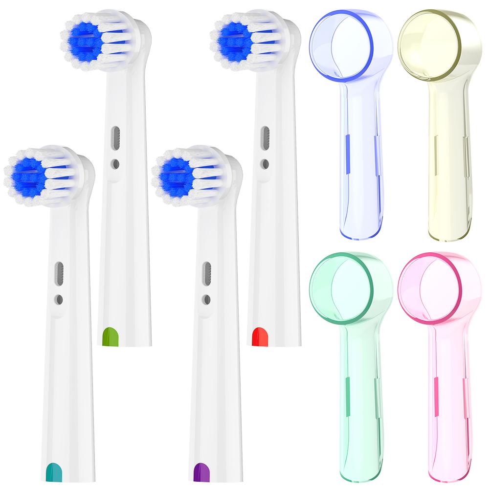 Sensible Pflege Ersatzbürstenköpfe & Zahnbürstenkopf Staubdichte Schutzabdeckungen, Kompatibel mit Oral B Elektrischer Zahnbürste